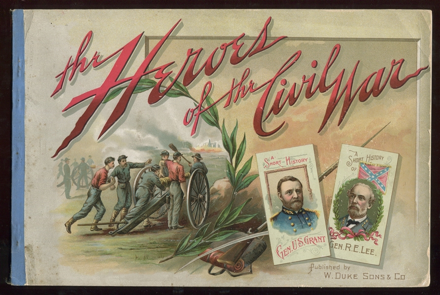 A28 Duke Tobacco Heroes of the Civil War Album with Tough Mailer