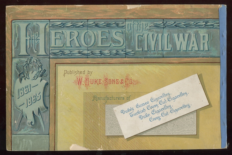 A28 Duke Tobacco Heroes of the Civil War Album with Tough Mailer