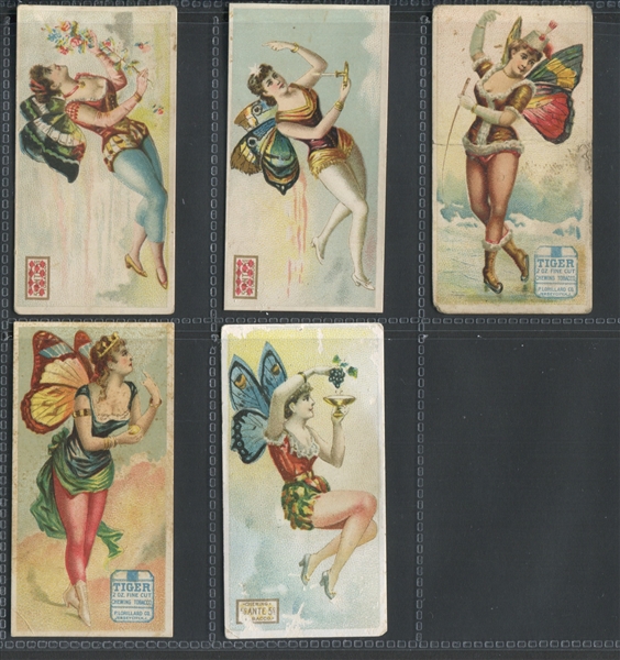 N256 Lorillard Ancient Mythology Burlesqued Lot of (21) Cards