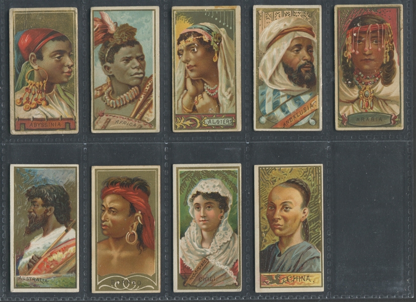 N24 Allen & Ginter Types of Nations Near Complete (46/50) Set