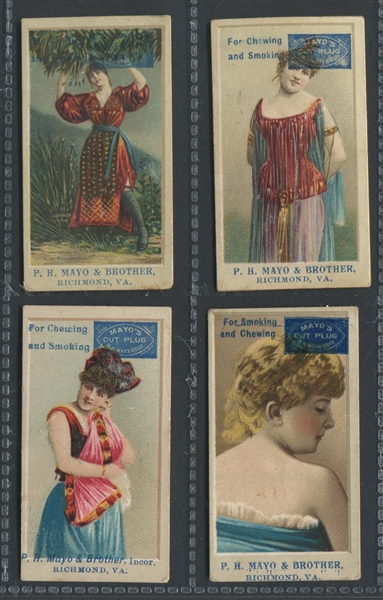 N488A Mayo Cut Plug Actresses Lot of (4) Cards