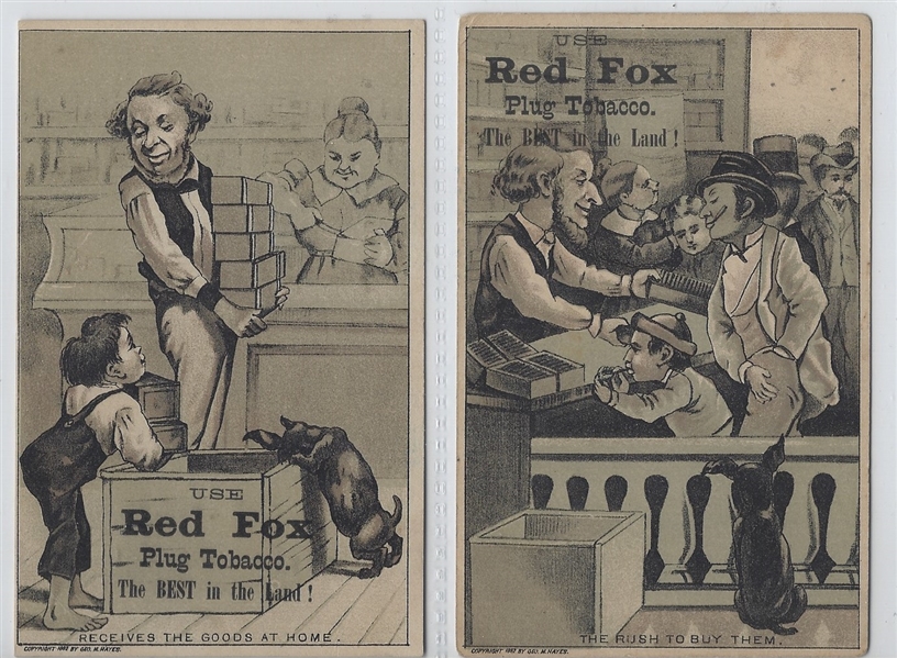 Purdy & Hastings Red Fox Cigars Successful Buying Trip Complete Set (4/4)