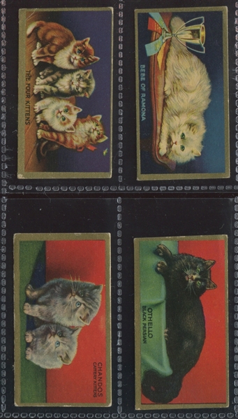 V17 Cowan's Noted Cats Complete Set of (24) Cards