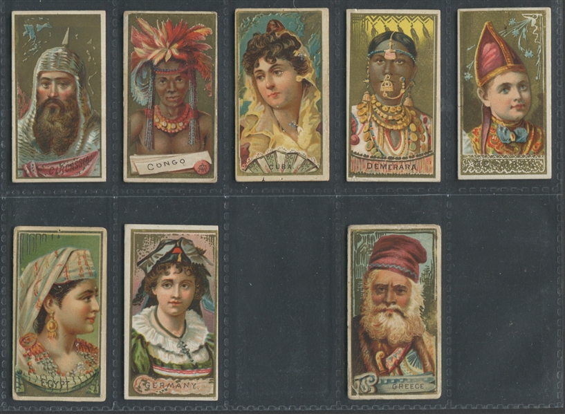 N24 Allen & Ginter Types of Nations Near Complete (46/50) Set