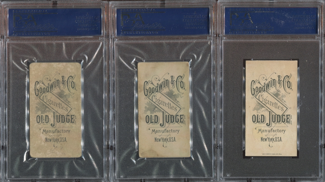 N164 Goodwin Tobacco Old Judge Flowers Lot of (6) Cards