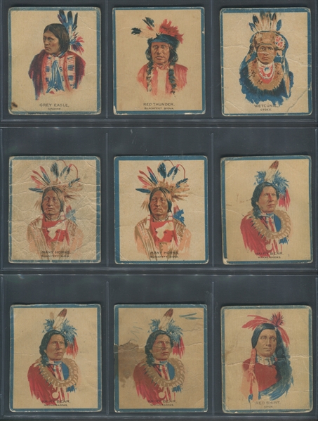 V254 Papoose Gum American Indians Lot of (52) Cards