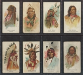 N2 Allen & Ginter American Indians Lot of (8) Cards