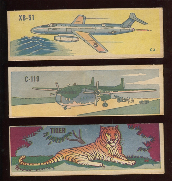 D4 General Baking Company Animals, Ships, Airplanes Lot of (6) TOUGH Cards
