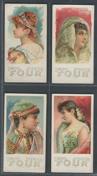N532F Spanish Four Actresses Complete Set of (25) Cards