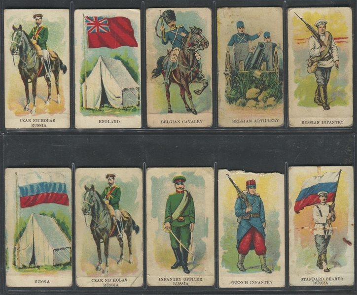 E5 John Dockman Novelty Specialties (Army) Lot of (10) Cards