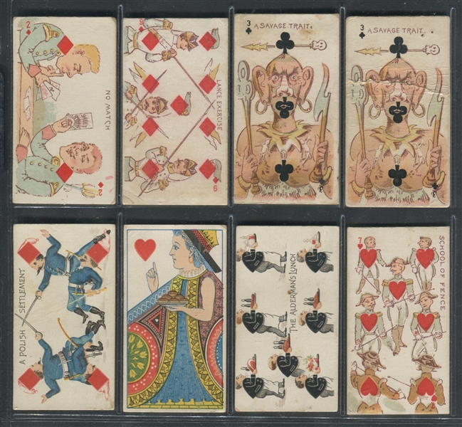 N219/N220 Kinney Harlequin Mixed Lot of (8) Cards