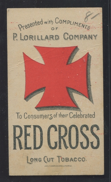 N264 Lorillard Red Cross Actresses Lot of (7) Cards