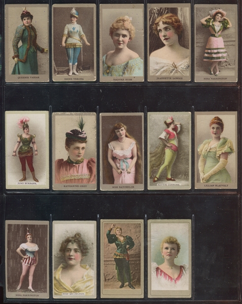 N213/N214 Kinney Actresses Mixed Lot of (29) Cards