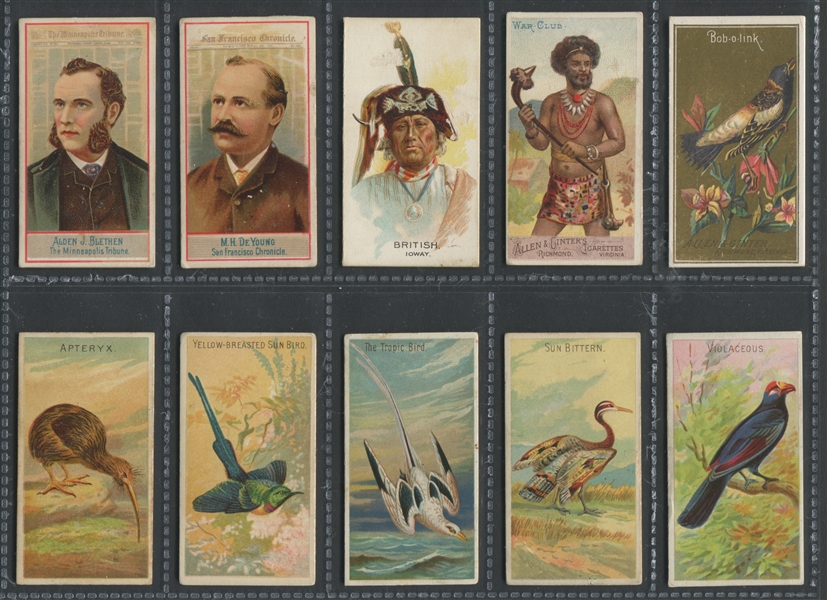 Mixed Allen & Ginter Lot of (22) Clean Cards From Multiple Sets