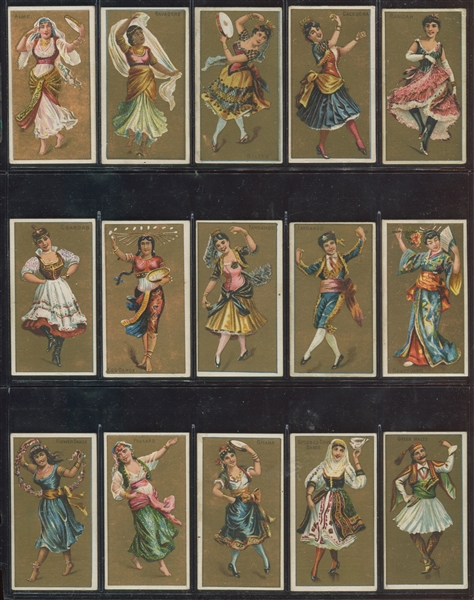 N225 Kinney National Dances Near Complete Set (49/50) Cards