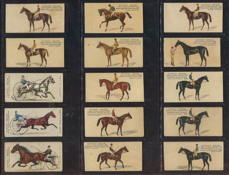N229/N230/N231 Kinney Horses Mixed Lot of (21) Cards