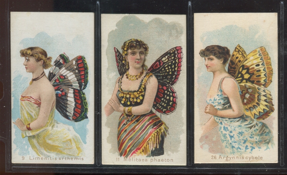 N183 Kimball Butterflies Lot of (3) Cards