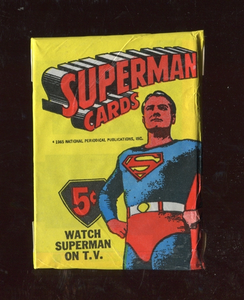 1966 Topps Superman Unopened Package 