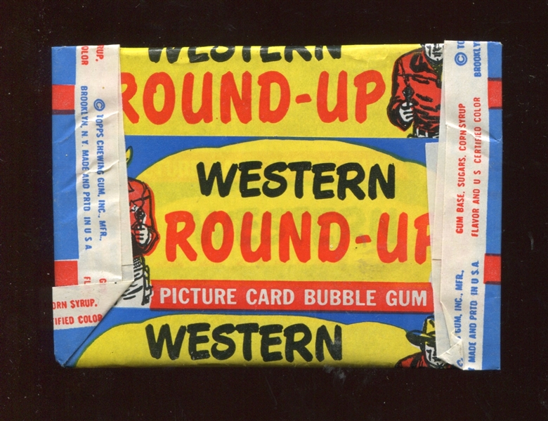 1957 Topps Western Round-Up Unopened Penny Package