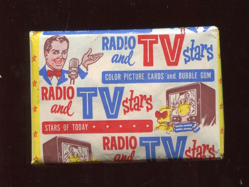 1953 Bowman Radio and TV Stars Unopened Package