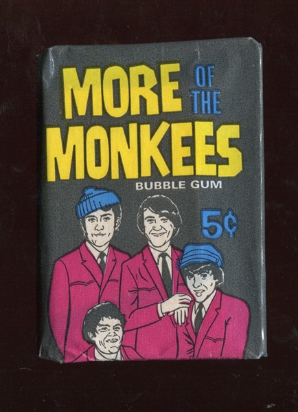 1967 Donruss More Monkees Unopened Wax Pack