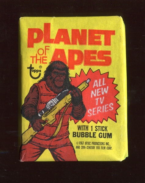 1975 Topps Planet of the Apes Unopened Wax Pack