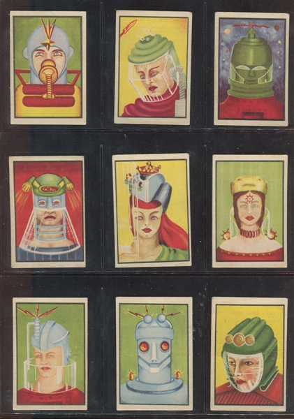 1959 Colinville (UK) Space Fantasy Series I Lot of (18) Cards