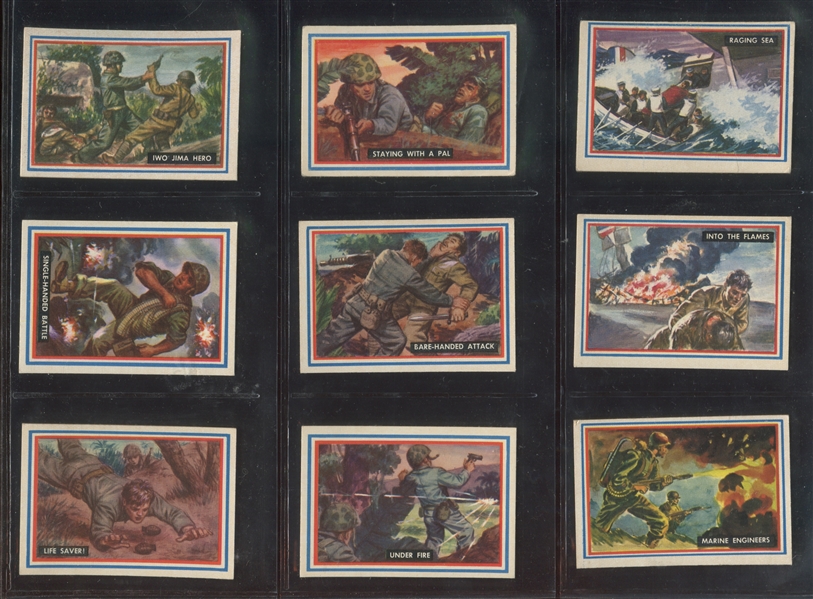 1953 Topps Fightin' Marines Complete Set of (96) Cards