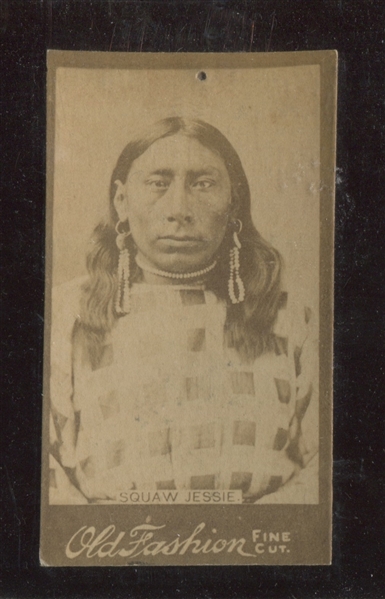 N691 Unknown Mfr., Indian Chiefs - type card, Squaw Jessie