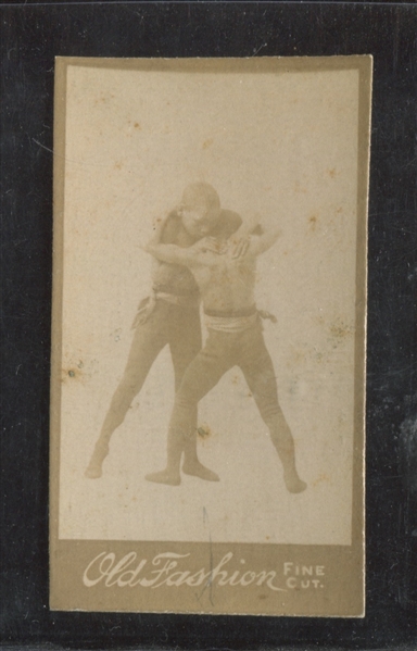 N692 Unknown Mfr., Negro Subjects - type card, Boys Wrestling