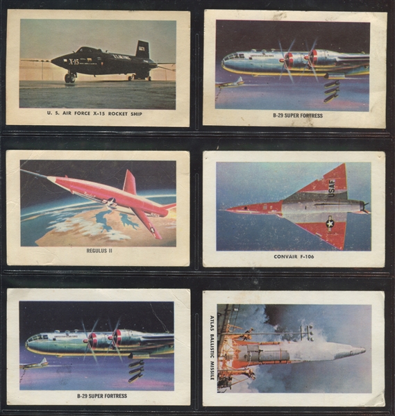 1959 Joe Lowe/Sicle Airplanes Lot of (6) Different