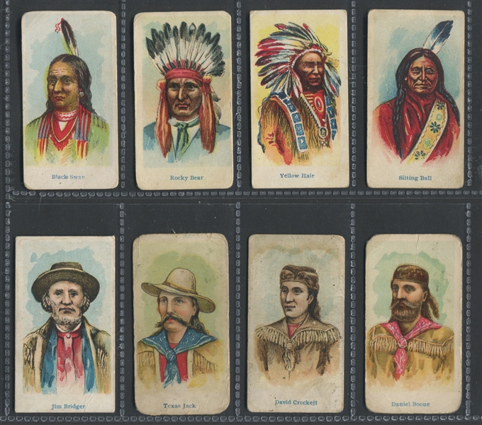 E49 American Caramel Wild West Lot of (11) Different