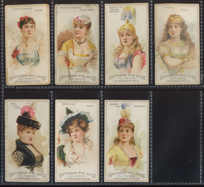 N348 Hall Theatrical Types Lot of (7) Different