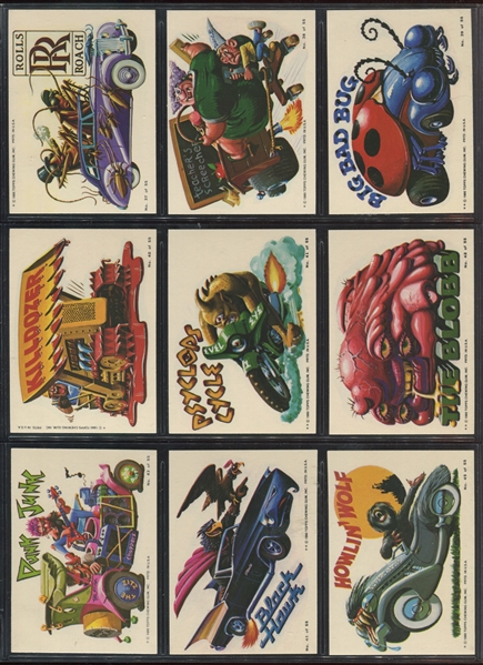 1980 Topps Weird Wheels Complete Set of (55) Cards