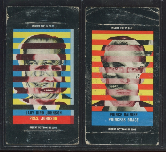 1965 Topps Push-Pull Off-Grade (5 Different) w/3 Shutters 