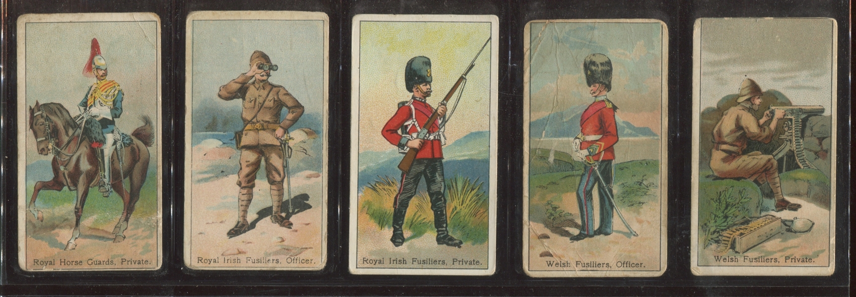 T414 American Tobacco Company Military Uniforms Near Complete Set (24/25) Cards
