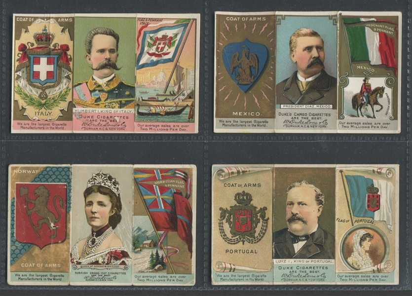 N126B Duke Rulers, Flags, Arms Of All Nations Lot of (23) Cards
