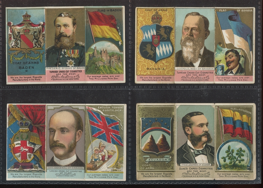 N126B Duke Rulers, Flags, Arms Of All Nations Lot of (23) Cards