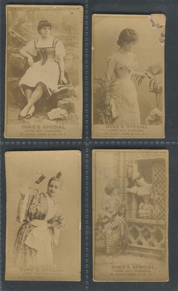 N151 Duke's Special Actresses Lot of (14) Cards