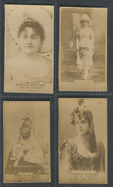 N151 Duke's Special Actresses Lot of (14) Cards