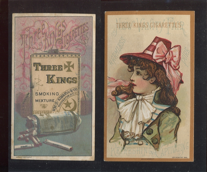 W.S. Kimball Lot of (4) Trade Cards