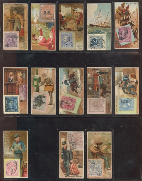 N85 Duke Tobacco Postage Stamps Near Complete Set (39/50) Cards