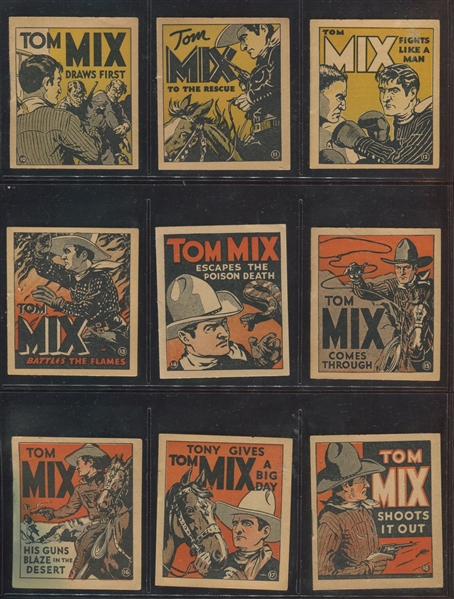 R151 National Chicle Tom Mix Booklets Difficult Complete Set of (48) Booklets