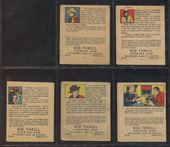 R24 Goudey Big Thrill Booklet Near Complete Set (23/24) Booklets
