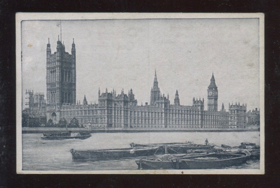 T120 Omega Egyptian Cigarettes World Views House of Parliament London, England