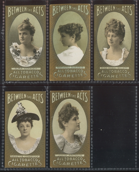 N342-4 Hall's Between The Acts Actresses Lot of (15) Cards