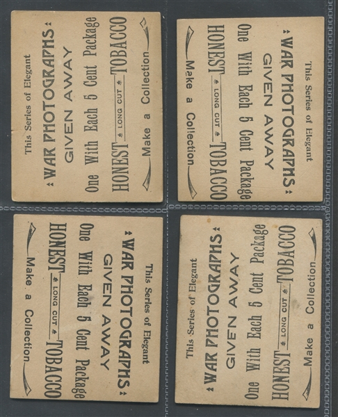 N158 Duke Honest Long Cut War Photographs Lot of (12) Cards