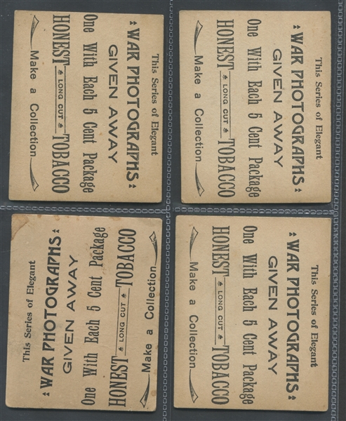 N158 Duke Honest Long Cut War Photographs Lot of (12) Cards