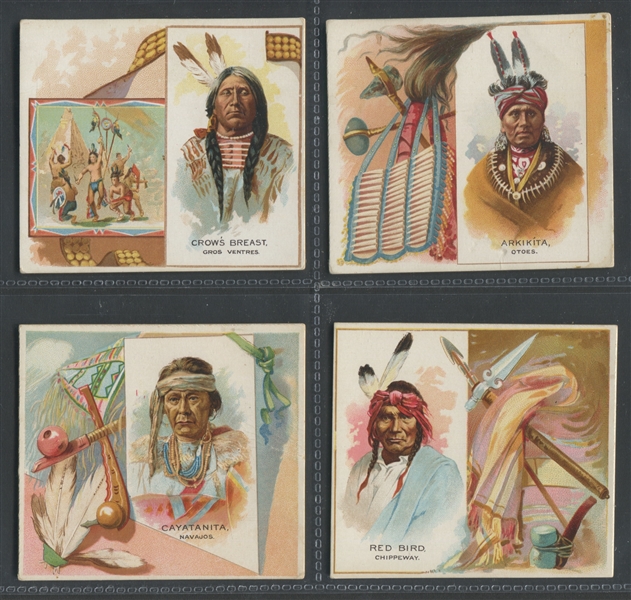 N36 Allen & Ginter American Indians Lot of (5) Cards