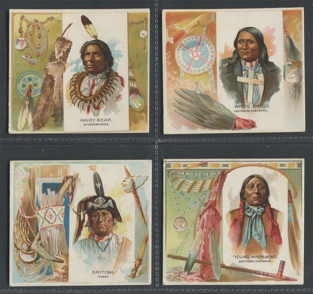 N36 Allen & Ginter American Indians Lot of (6) Cards